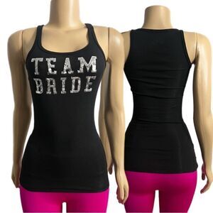 Victorias Secret I Do  Bride Collection Ribbed Sequin TEAM BRIDE tank top …